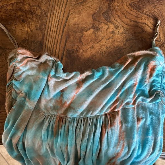 Strapless Maxi Tie Dye Dress - Picture 10 of 10